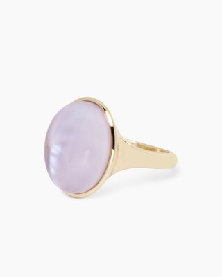Produktabbildung 4 für Ring mit Amethyst und Perlmutt