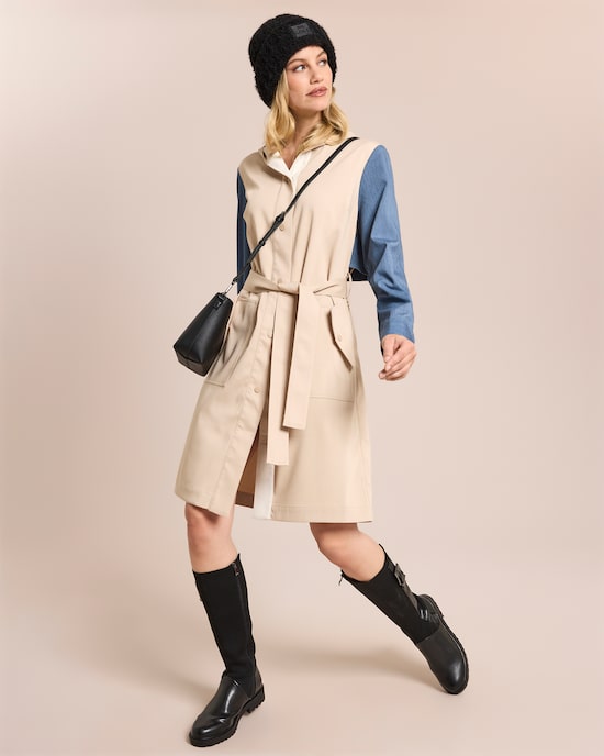 Produktabbildung für Parka mit Denim Details