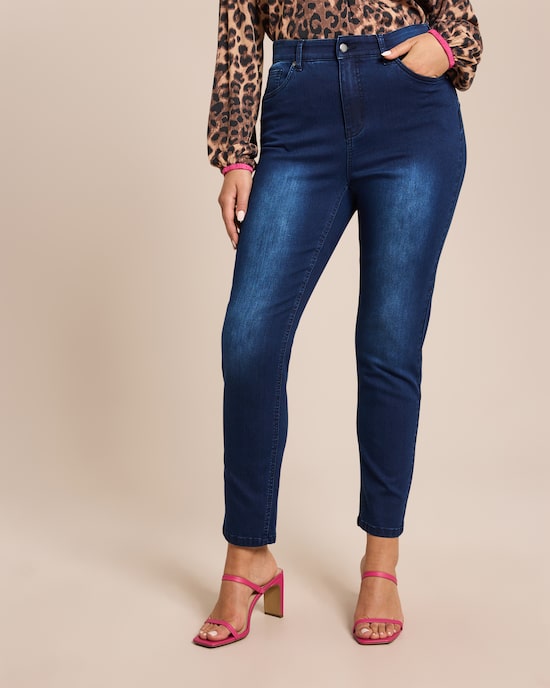 Produktabbildung für Denim Hose mit Gummibund