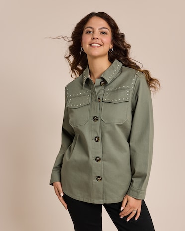 Produktabbildung für Jacke mit Nieten