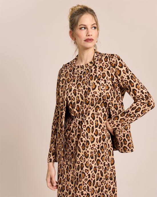Produktabbildung für Blazer mit Jaguarprint