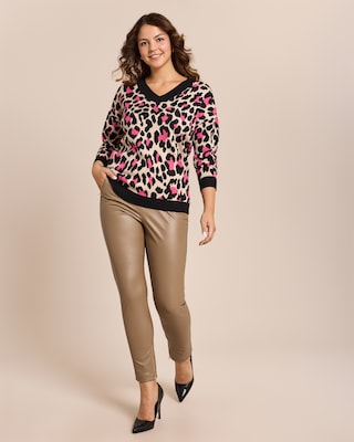 Produktabbildung 3 für Pullover mit Leopardjaquard