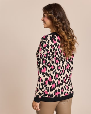 Produktabbildung 4 für Pullover mit Leopardjaquard