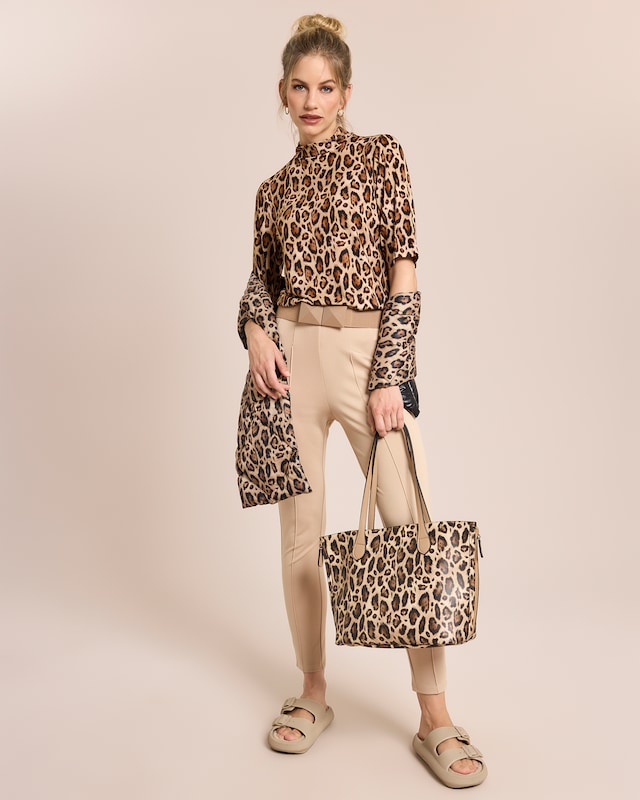 1/2 Arm Shirt mit Jaguar Druck