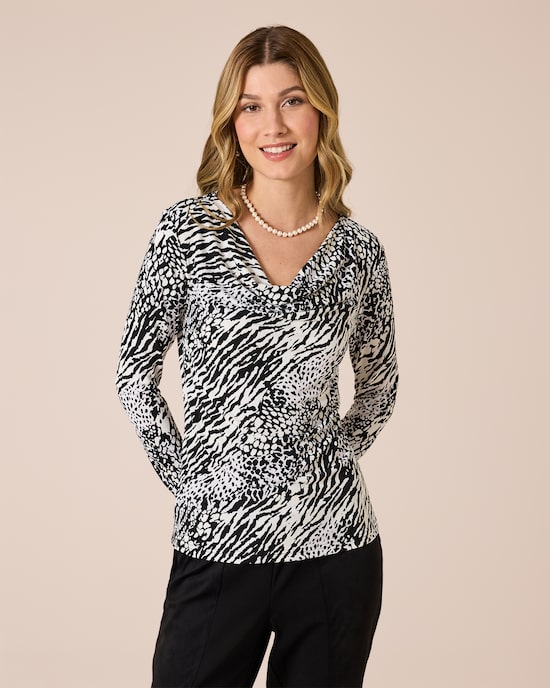 Produktabbildung für Shirt mit Allover-Druck