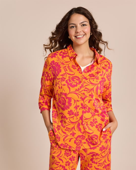 Produktabbildung für Bluse mit Blumenprint