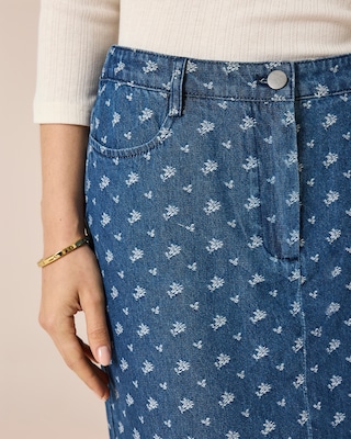 Produktabbildung 3 für Jeansrock mit hellen Details