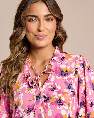 Produktabbildung 5 für Kleid mit großem Blumenprint