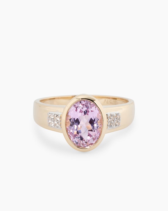 Produktabbildung für Ring mit Kunzit und Zirkon