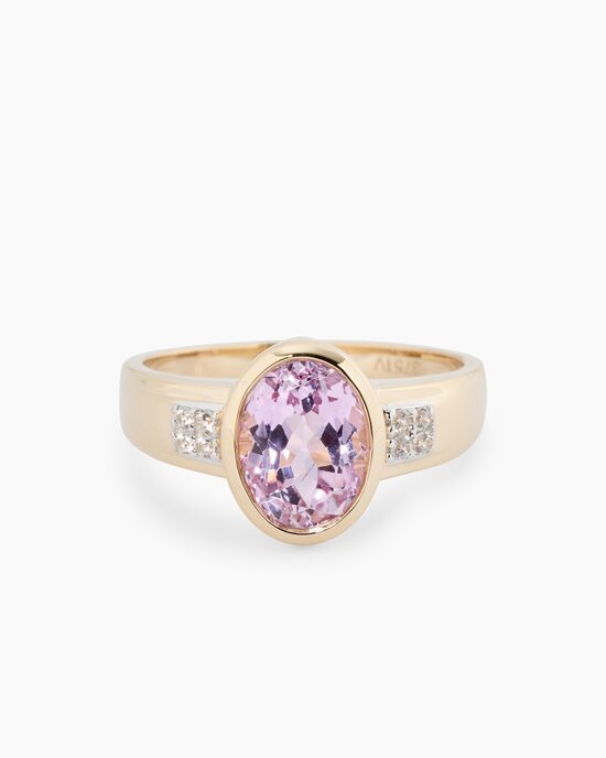 Produktabbildung für Ring mit Kunzit und Zirkon