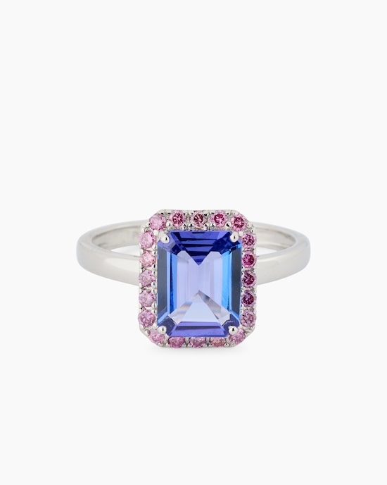 Produktabbildung für Ring mit Tansanit AAAAA & Brillanten
