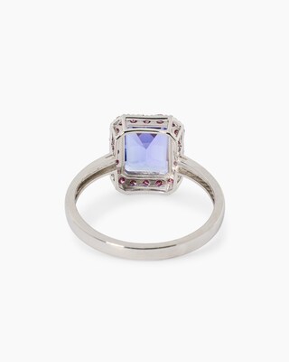Produktabbildung 4 für Ring mit Tansanit AAAAA & Brillanten
