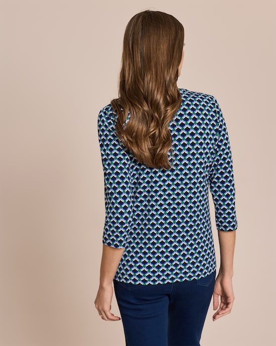 Produktabbildung für Shirt-Bluse mit Knopfleiste