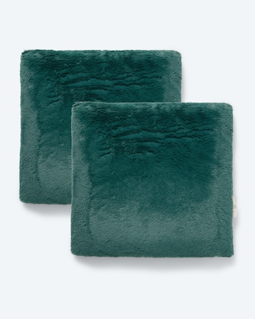 Produktabbildung für Kissen "Ivo" in Kaninchenfell-Optik, 2er Set