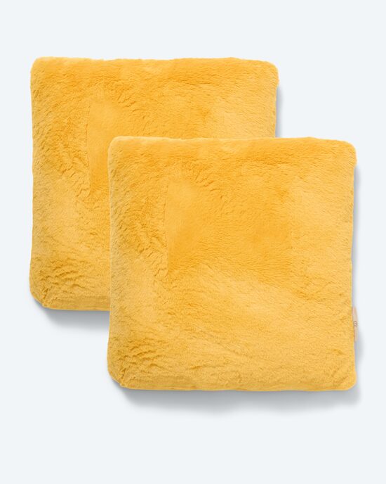 Produktabbildung für Kissen "Ivo" in Kaninchenfell-Optik, 2er Set