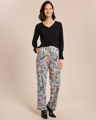 Produktabbildung 3 für Jerseyhose mit Paisleydruck
