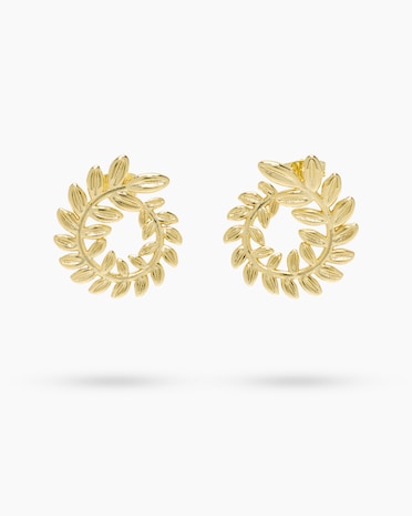 Produktabbildung für Ohrstecker im Blätterdesign