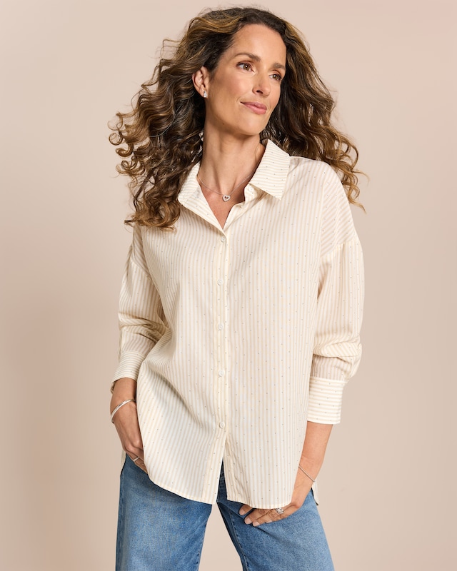 Bluse mit Oktagons