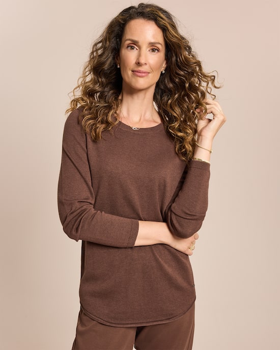 Produktabbildung für Oversize Pullover Seidenanteil