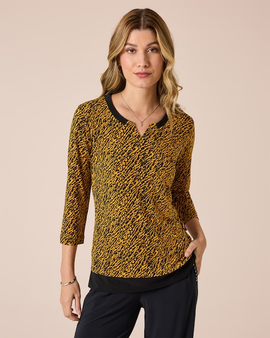 Produktabbildung für Shirt mit Dekoblende