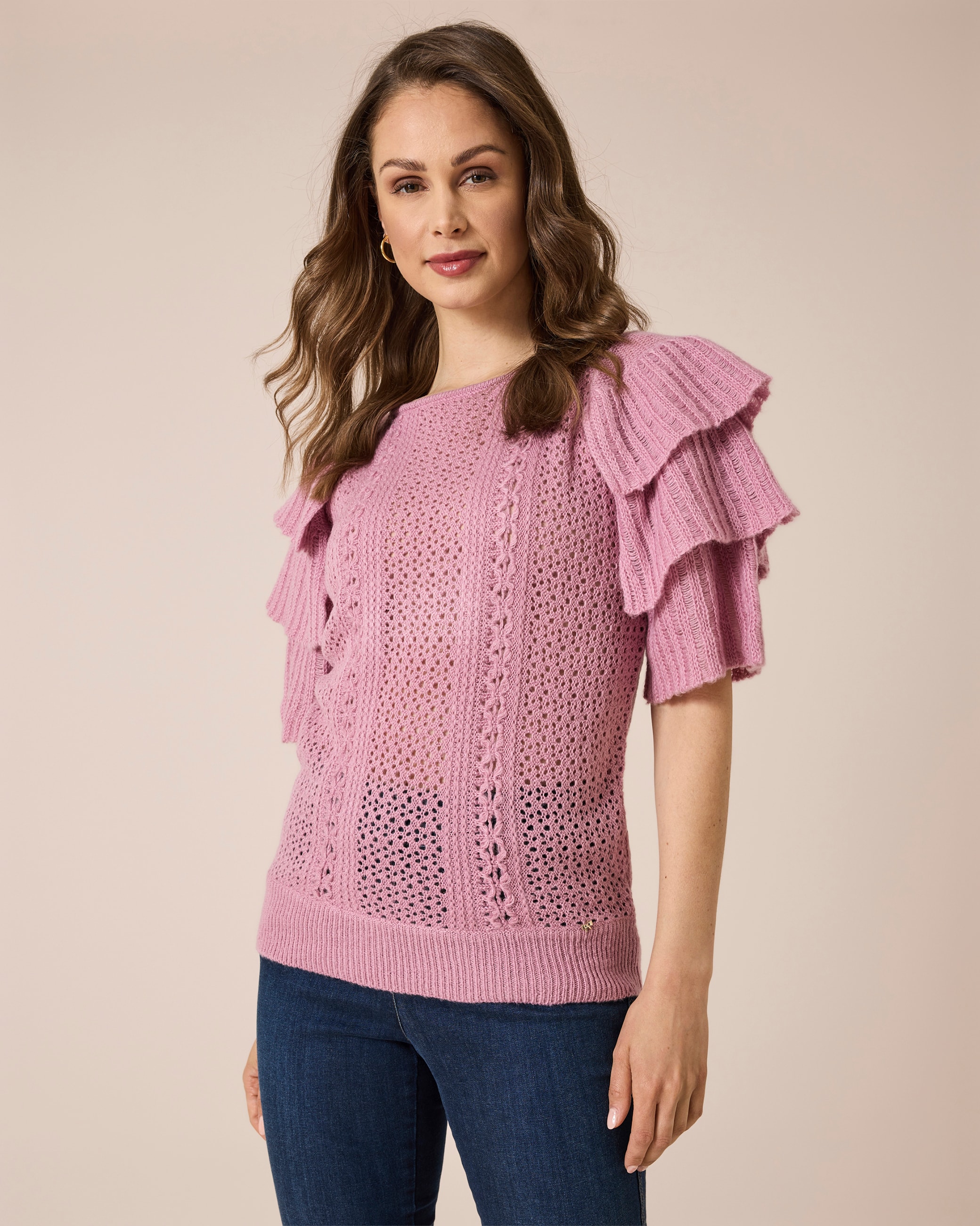 Produktabbildung für Pullover mit weiten Ärmeln