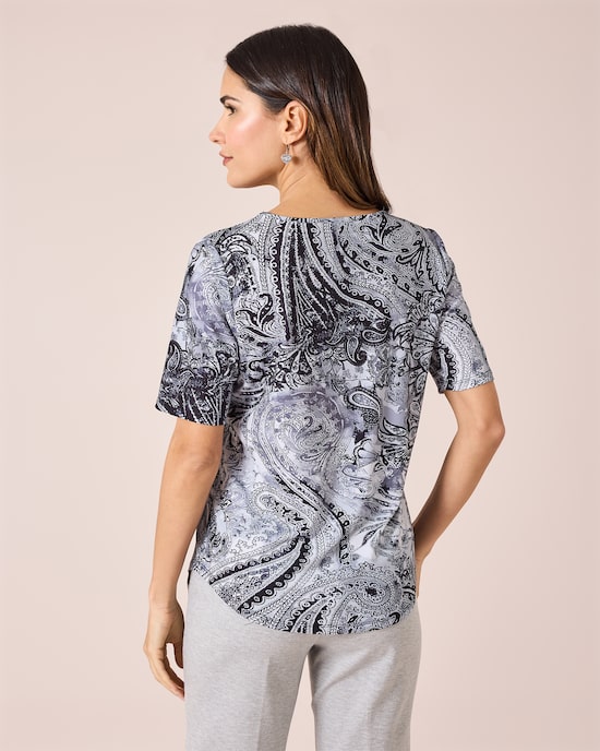 Produktabbildung für Shirt mit Paisleydruck