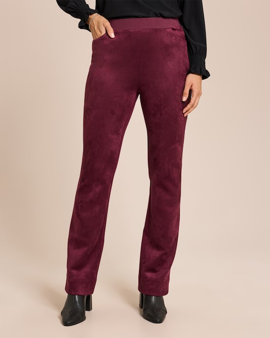 Produktabbildung für Hose Materialmix mit ausgestelltem Saum