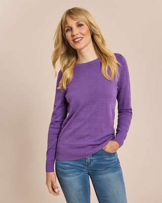 Produktabbildung 1 für Pullover mit Struktur-Streifen