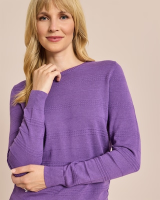 Produktabbildung 5 für Pullover mit Struktur-Streifen