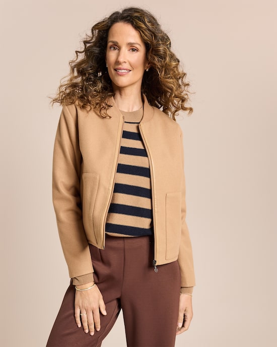 Produktabbildung für Blouson in Wolloptik