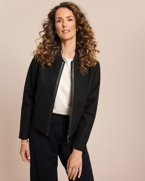Produktabbildung für Blouson in Wolloptik