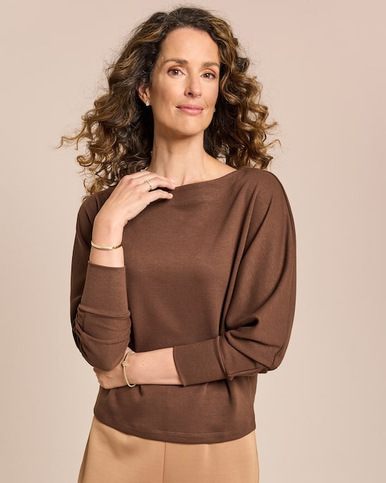 Produktabbildung für Kuschelshirt mit Fledermausarm