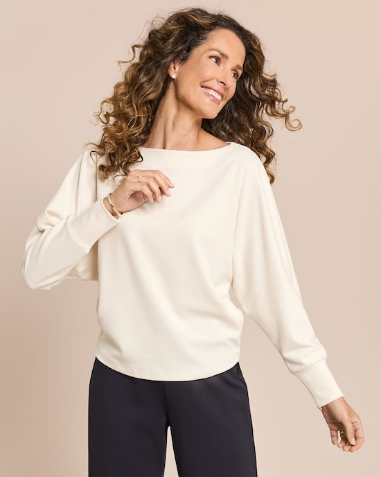Produktabbildung für Kuschelshirt mit Fledermausarm