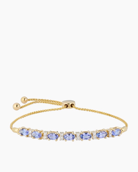 Produktabbildung für Armband mit Tansanit AAA und Brillant