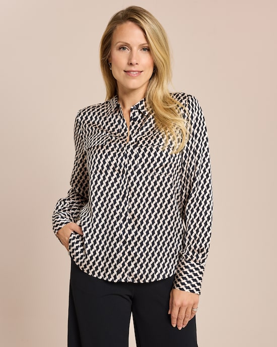 Produktabbildung für Viskose Bluse mit Taschen