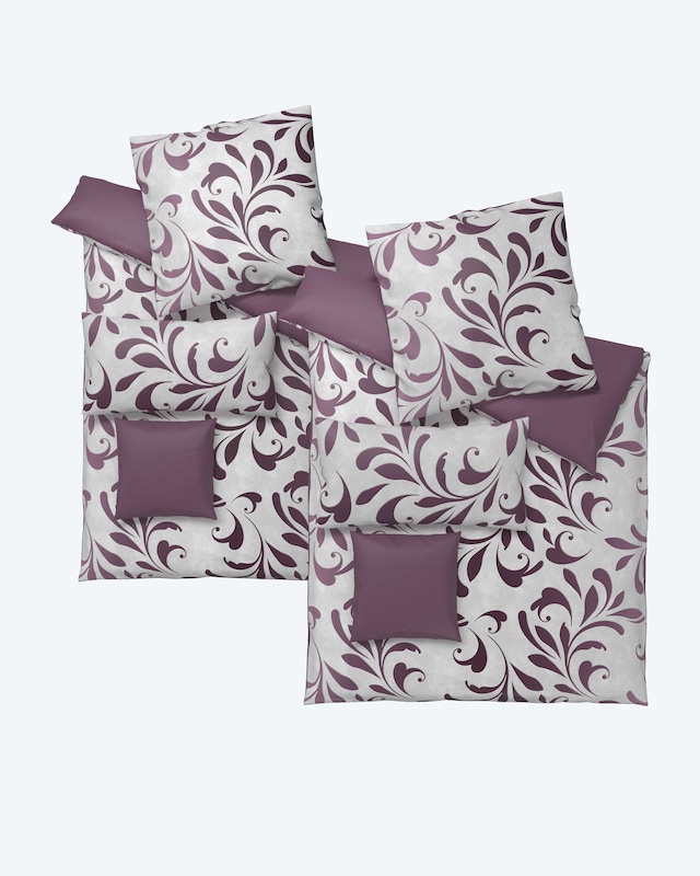 Wendebettwäsche "Elegance" mit Ombre-Effekt, 8tlg.