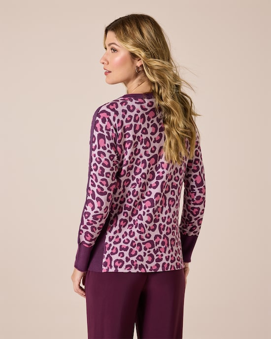 Produktabbildung für Cardigan mit Animaldruck