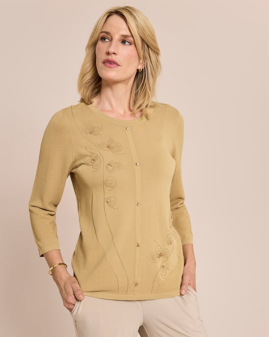 Produktabbildung für Glow Pullover Cardigan Optik