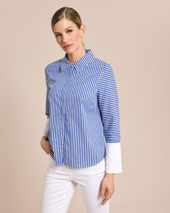 Produktabbildung für Bluse mit großen Manschetten