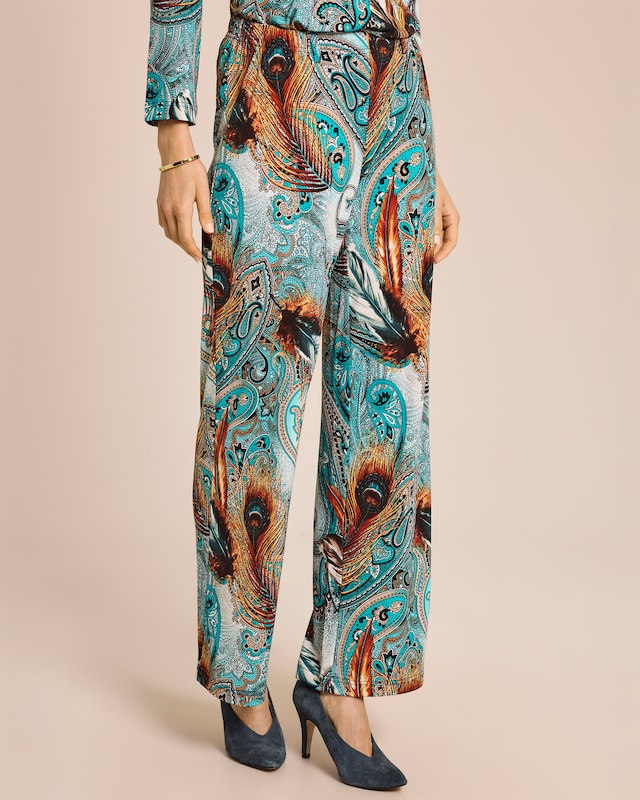 Hose mit Paisleydruck