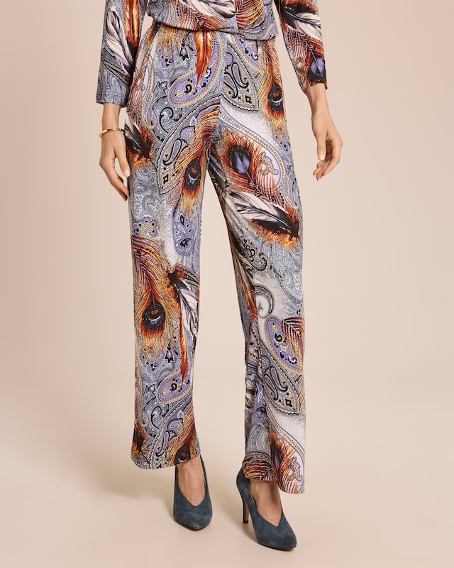Hose mit Paisleydruck