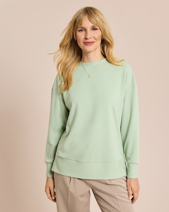 Produktabbildung für Langarm Shirt mit Zipperdetail