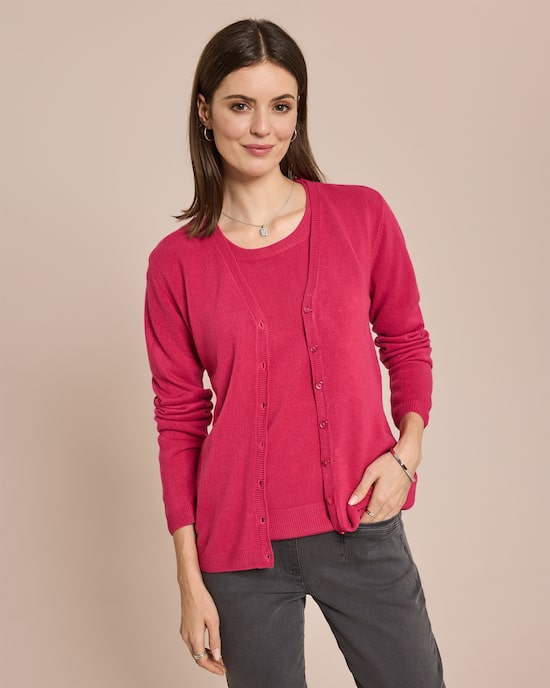 Produktabbildung für Cardigan Cashmere Feeling langarm