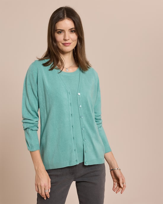 Produktabbildung für Cardigan Cashmere Feeling langarm