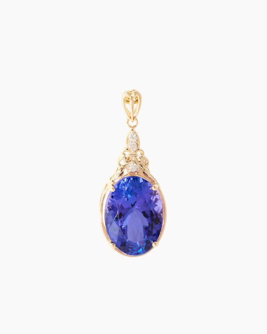 Produktabbildung für Ring mit Tansanit AAAAA und Brillanten