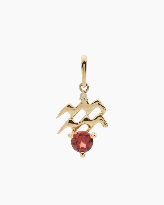 Produktabbildung für Sternzeichen-Anhänger mit Diamant 0,01 ct