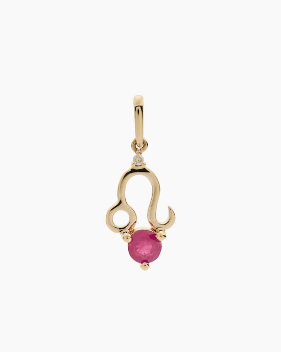 Produktabbildung für Sternzeichen-Anhänger mit Diamant 0,01 ct