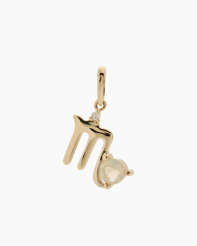 Sternzeichen-Anhänger mit Diamant 0,01 ct