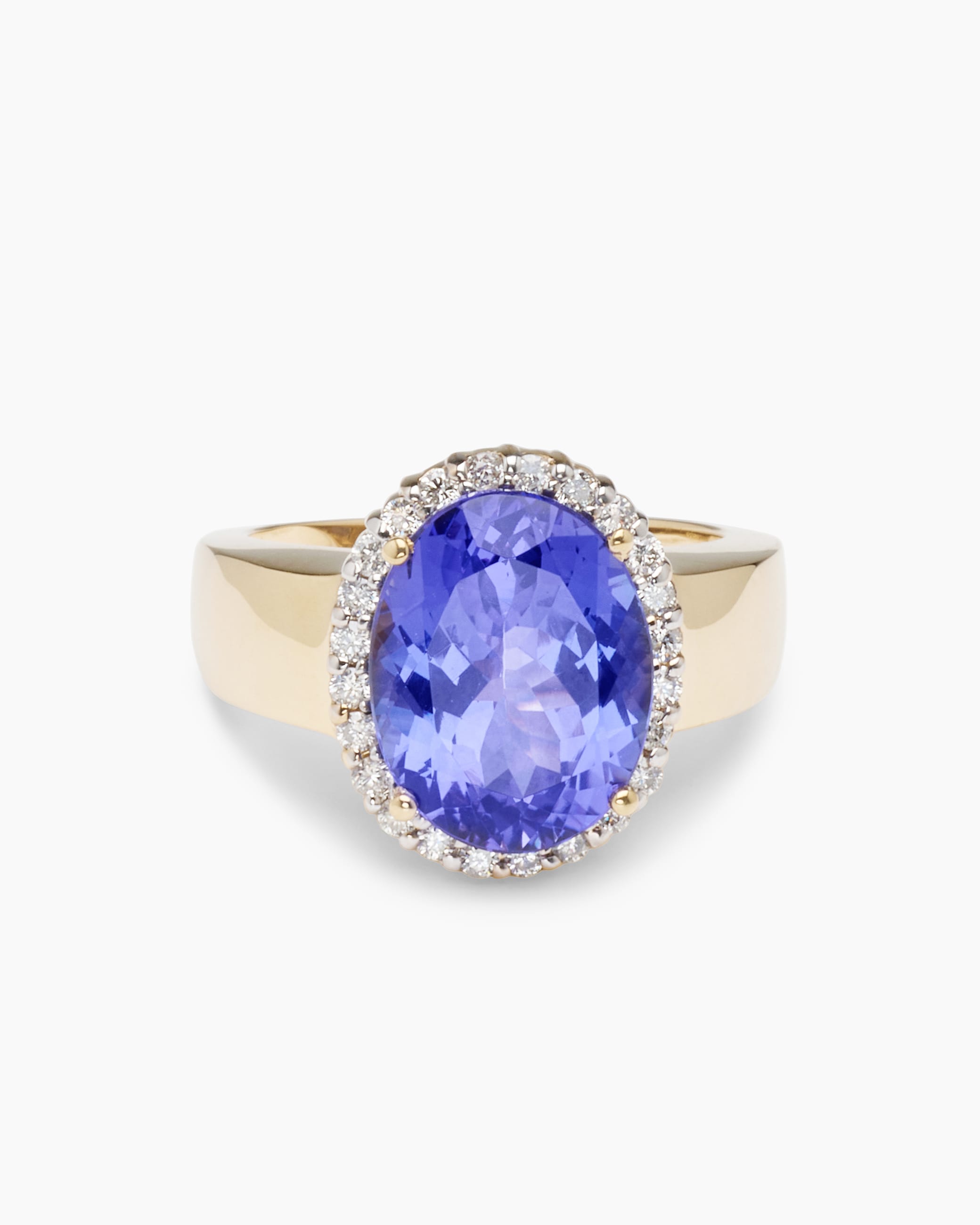 Produktabbildung für Ring mit Tansanit AAAAA + Brillant