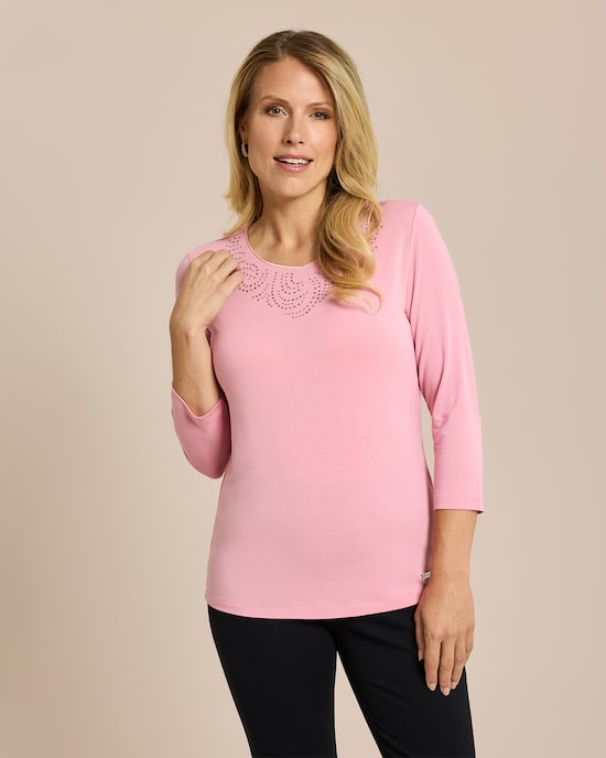 Produktabbildung für Shirt mit Strass Deko